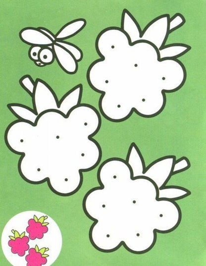 Фотография книги "Мои фрукты-ягодки 1+. Книжка с наклейками"