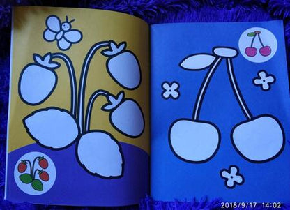 Фотография книги "Мои фрукты-ягодки 1+. Книжка с наклейками"