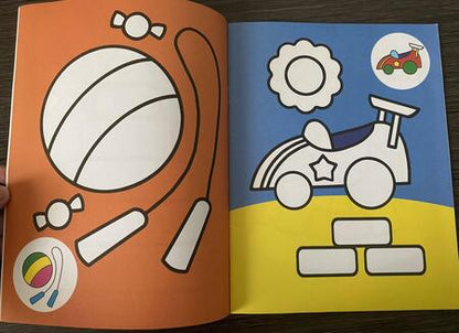 Фотография книги "Мои игрушки 1+. Книжка с наклейками"