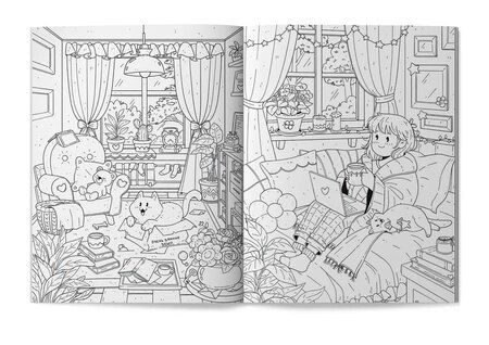 Фотография книги "Мой кот: книжка-антистресс-раскраска"