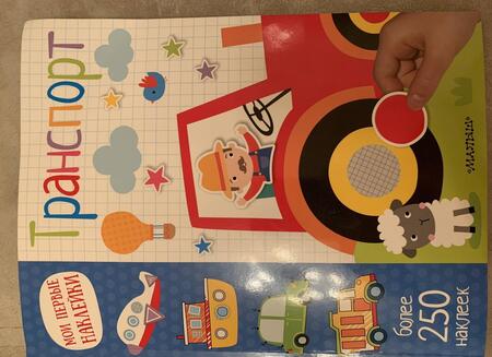 Фотография книги "Мои первые наклейки. Транспорт"