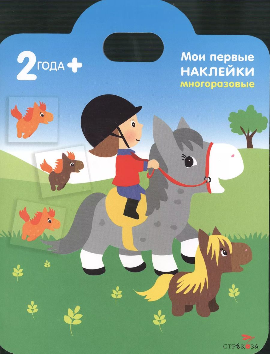 Обложка книги "Мои пони. Книжка с многоразовыми наклейками"