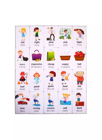 Фотография книги "Учим английские слова. Развивающие карточки "My Adjectives / Мои прилагательные""