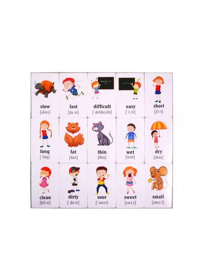 Фотография книги "Учим английские слова. Развивающие карточки "My Adjectives / Мои прилагательные""