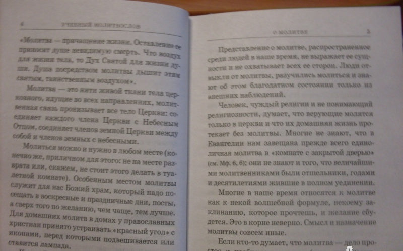 Фотография книги "Молитвослов учебный церковнославянским и гражданским шрифтом с поучениями"