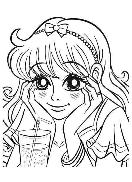 Фотография книги "Моя большая раскраска. Аниме"