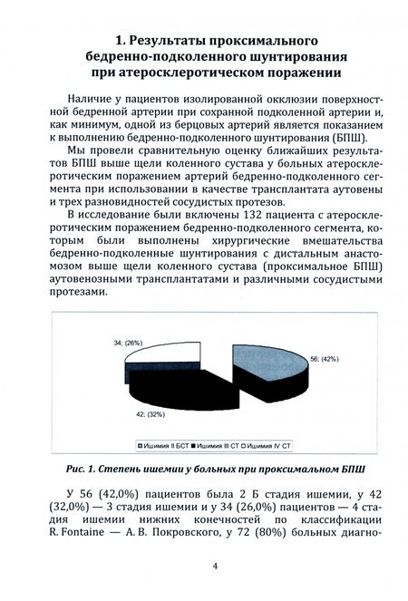 Фотография книги "Мухамед Борсов: Ближайшие результаты бедренно-подколенного шунтирования в зависимости от вида трансплантата"