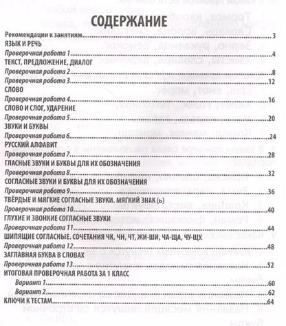 Фотография книги "Н. Латышева: Русский язык. 1 класс. Проверочные работы"
