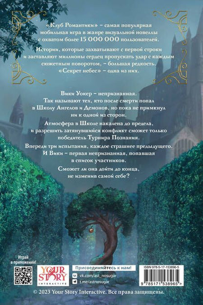 Фотография книги "Н.С.: Клуб Романтики. Секрет небес. Яблоко Раздора"