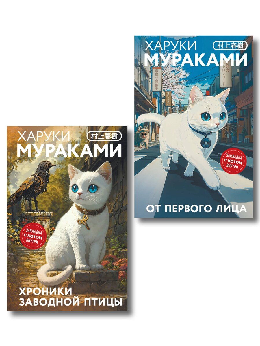 Обложка книги "Набор из 2-х книг: «Японская мистика Харуки Мураками» ("Хроники Заводной птицы", "От первого лица")"