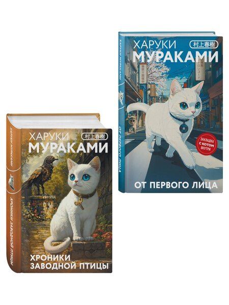 Фотография книги "Набор из 2-х книг: «Японская мистика Харуки Мураками» ("Хроники Заводной птицы", "От первого лица")"