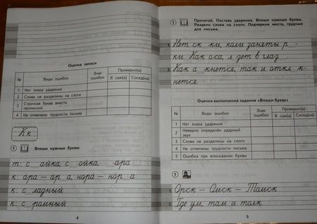 Фотография книги "Надежда Лаврова: Азбука. Пишу и проверяю себя. 1 класс. Тетрадь № 2"