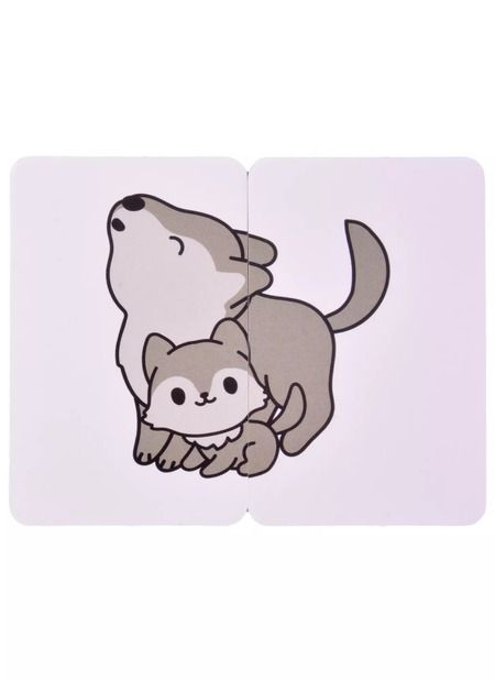 Фотография книги "Найди вторую половинку! Малыши и их родители"