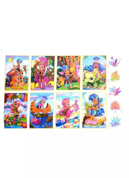 Фотография книги "Наклей и раскрась по номерам № НРПН 2106 ("Cave Club")"