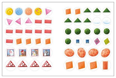 Фотография книги "Наклейки для малышей. Формы (56 наклеек)"