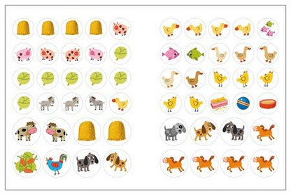 Фотография книги "Наклейки для малышей. Мамы и малыши (56 наклеек)"