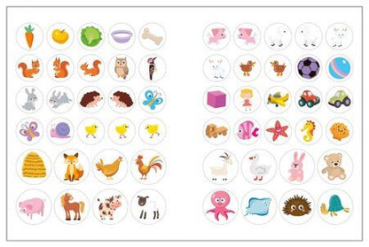 Фотография книги "Наклейки для малышей. Развитие мышления (56 наклеек)"