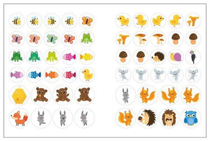 Фотография книги "Наклейки для малышей. В лесу (56 наклеек)"