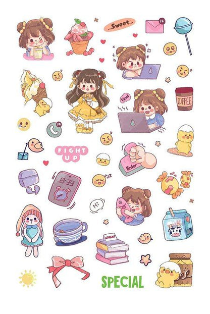 Фотография книги "Наклейки Kawaii Club (розовая обложка)"