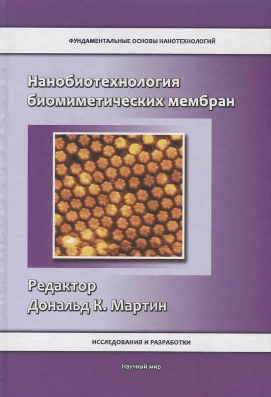 Обложка книги "Нанобиотехнология биомиметических мембран"