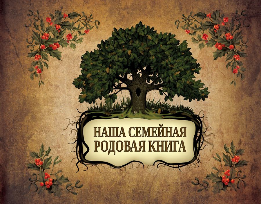 Обложка книги "Наша семейная родовая книга"
