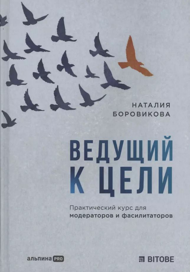 Обложка книги "Наталия Боровикова: Ведущий к цели. Практический курс для модераторов и фасилитаторов"