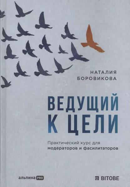 Обложка книги "Наталия Боровикова: Ведущий к цели. Практический курс для модераторов и фасилитаторов"