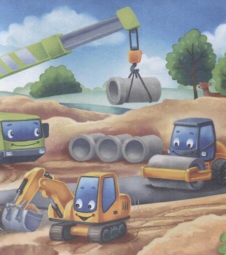 Фотография книги "Наталия Мендес: Сказка на ночь. Спокойной ночи, экскаватор!"