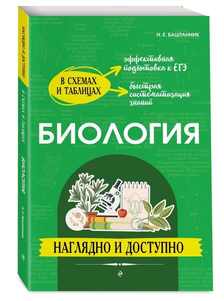 Фотография книги "Наталья Баштанник: Биология: наглядно и доступно"