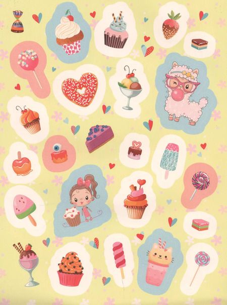 Фотография книги "Наталья Котятова: 100 наклеек. Самые вкусные наклейки"