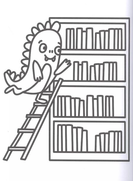 Фотография книги "Наталья Котятова: Моя первая большая раскраска. Монстры"