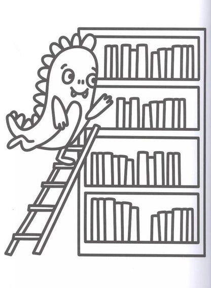 Фотография книги "Наталья Котятова: Моя первая большая раскраска. Монстры"