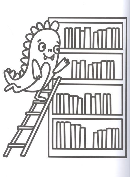 Фотография книги "Наталья Котятова: Моя первая большая раскраска. Монстры"