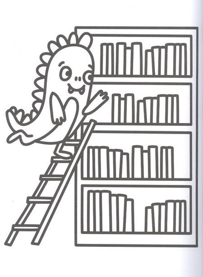 Фотография книги "Наталья Котятова: Моя первая большая раскраска. Монстры"