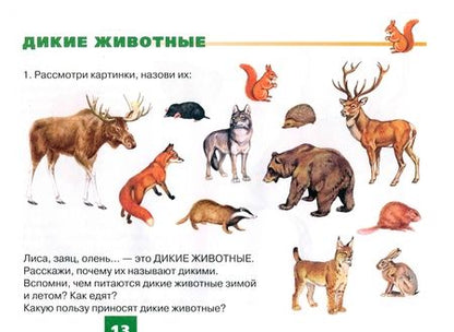Фотография книги "Наталья Русланова: Дидактический материал для развития лексико-грамматических категорий у детей 5-7 лет. Животные"