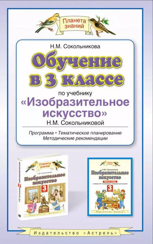 Обложка книги "Наталья Сокольникова: Обучение в 3 классе по учебнику "Изобразительное искусство" Н.М. Сокольниковой"