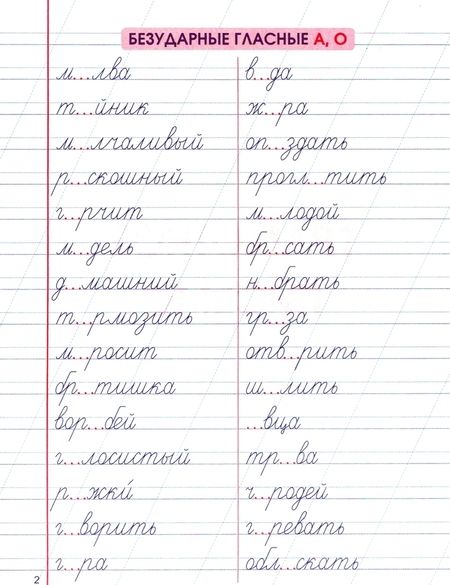 Фотография книги "Навыки грамотного письма и написание словарных слов"