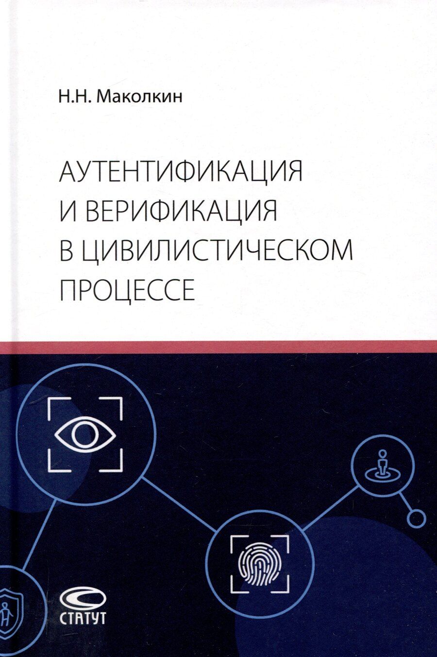 Обложка книги "Никита Маколкин: Аутентификация и верификация в цивилистическом процессе"