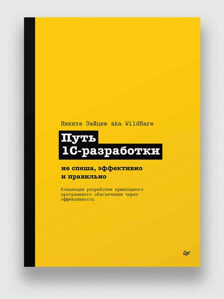 Фотография книги "Никита Зайцев: Путь 1С-разработки. Не спеша, эффективно и правильно"