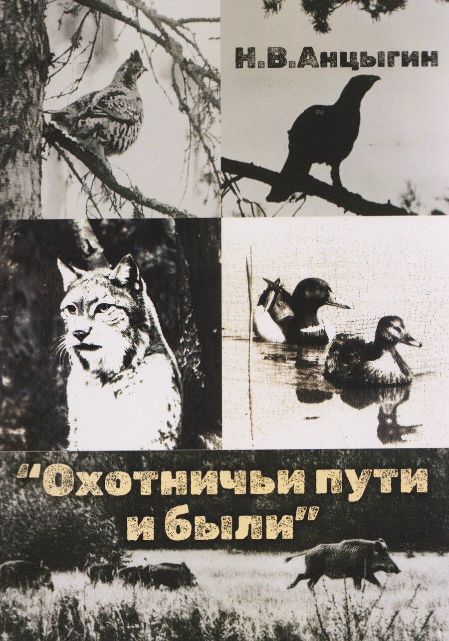 Обложка книги "Николай Анцыгин: Охотничьи пути и были"