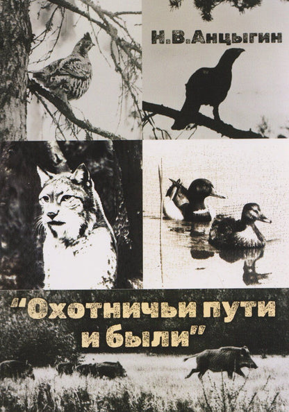 Обложка книги "Николай Анцыгин: Охотничьи пути и были"