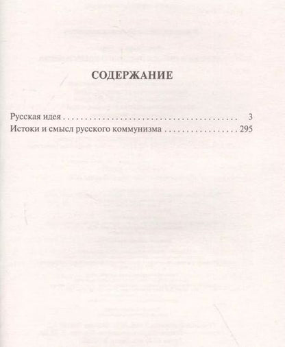 Фотография книги "Николай Бердяев: Русская идея. Истоки и смысл русского коммунизма"