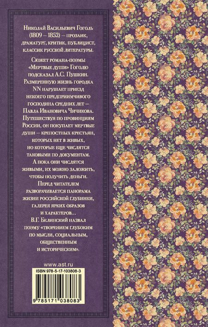 Фотография книги "Николай Гоголь: Мёртвые души"