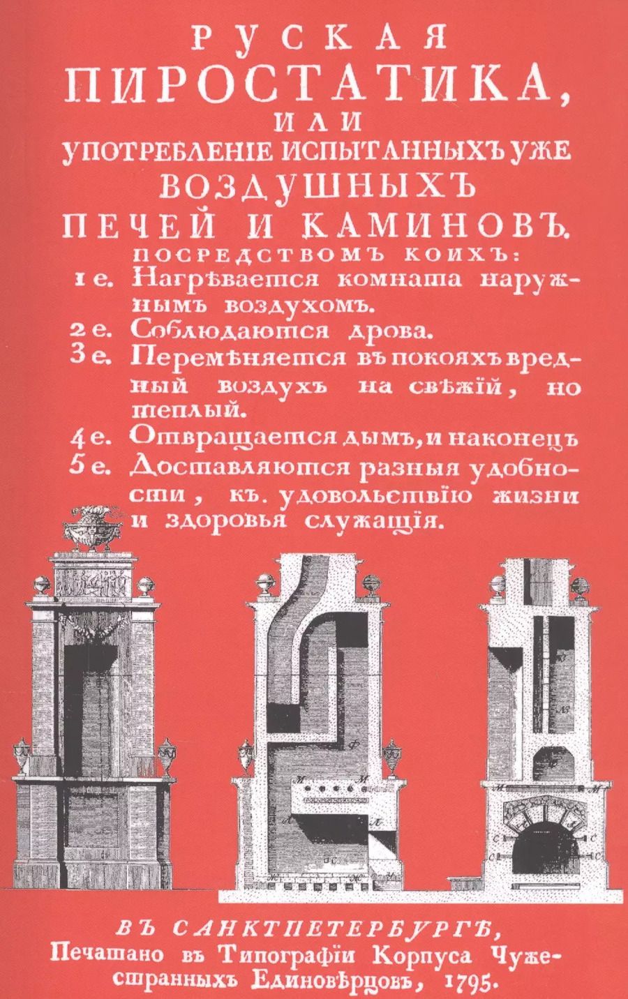 Обложка книги "Николай Львов: Русская пиростатика, или употребление испытанных уже воздушных печей и каминов"
