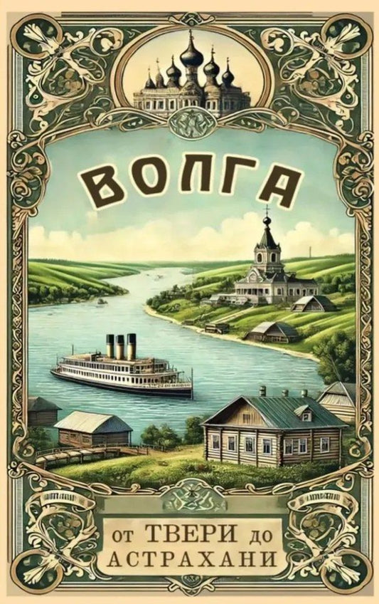 Обложка книги "Николай Петрович: Волга. От Твери до Астрахани"