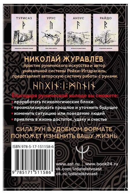 Фотография книги "Николай Журавлев: Руны, способные менять мир"