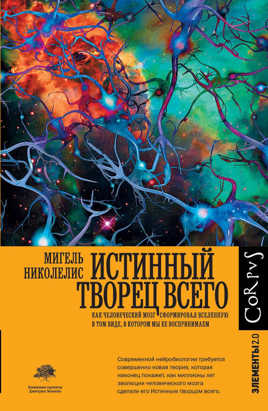 Обложка книги "Николелис: Истинный творец всего. Как человеческий мозг сформировал вселенную"