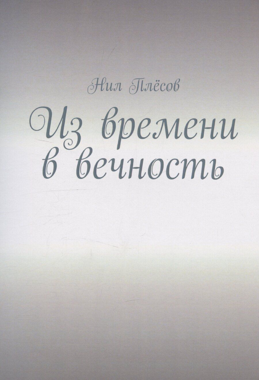 Обложка книги "Нил Плёсов: Из времени в вечность"