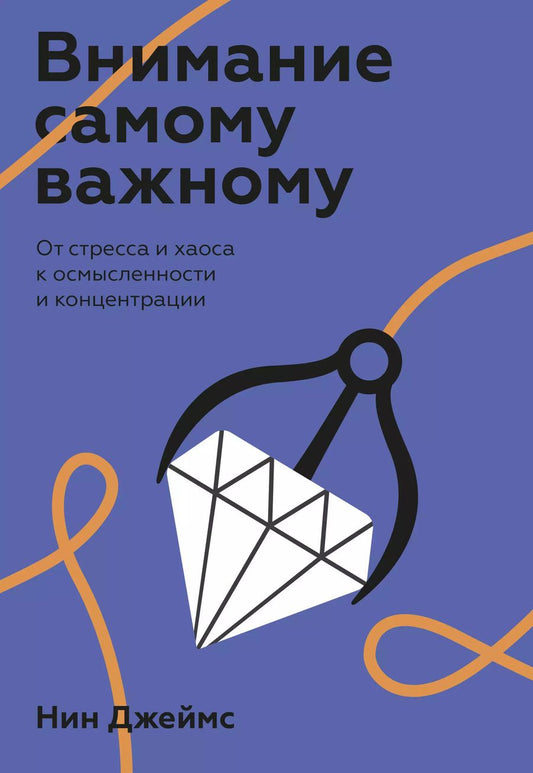 Обложка книги "Нин Джеймс: Внимание самому важному. От стресса и хаоса к осмысленности и концентрации"
