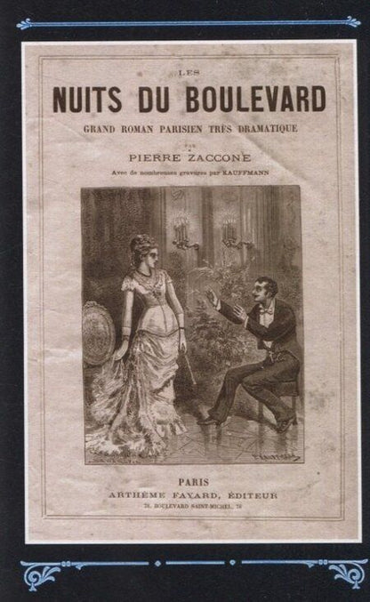 Фотография книги "Ночи Больших бульваров"